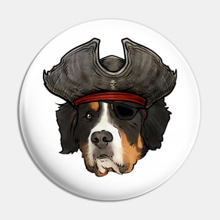 Bernese Mountain Dog Pirate Pin