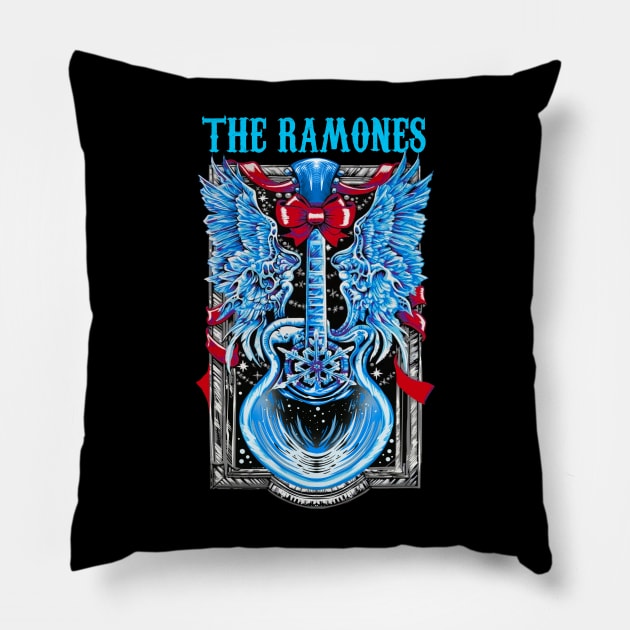 RAMONE BAND Pillow by Pastel Dream Nostalgia