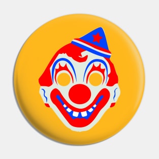 Vintage Halloween Clown Mask Pin