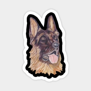 German Shepherd portrait Magnet