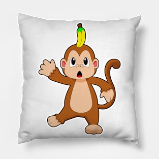 Monkey Banana Balancing Pillow