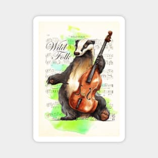 Wild Folk - Badger on Bass Magnet