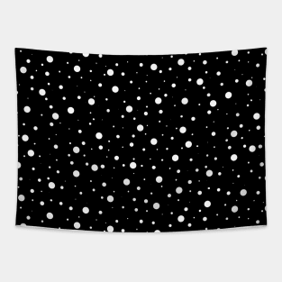 Polka Dots (white/black) Tapestry