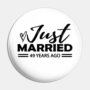 49th Wedding Anniversary - 49 years anniversary Pin