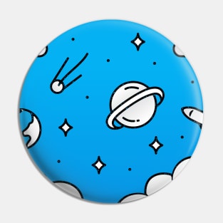 Doodle Space 1 Pin