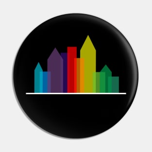 minimalist skyline Pin