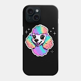 Rainbow Poodle Dog Lover Puppy Phone Case