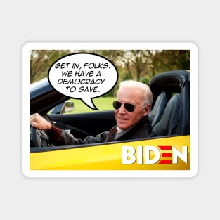 Biden Car Meme Magnet