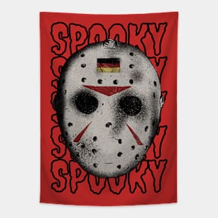 Spooky Mask Tapestry
