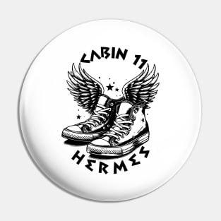 Cabin 11 -Hermes greek mythology v4 Pin