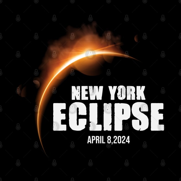 New York Eclipse April 8 2024 by storyofluke