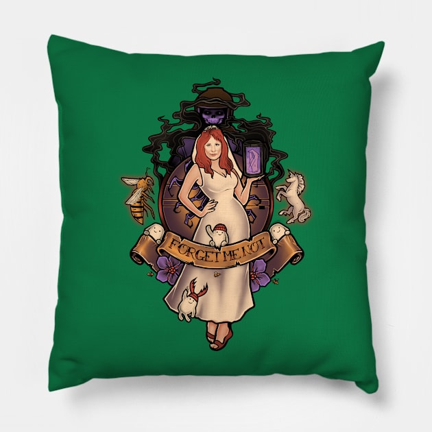 Forget Me Not Pillow by Omega_Man_5000