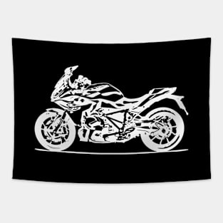 R1250RS Bike White Sketch Art Tapestry