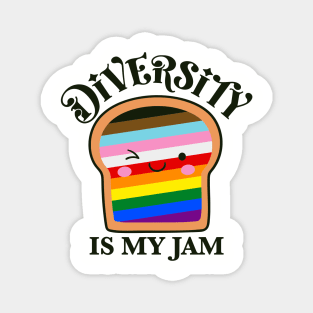 Diversity is My Jam LGBTQIA Magnet