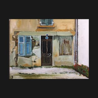 France, the Door and the Abandoned House T-Shirt