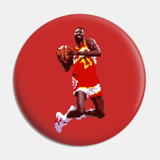 Dominique Wilkins pixel dunk Pin