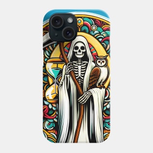 Santa Muerte Blanca - White Santa Muerte Phone Case