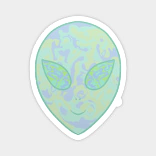 Happy Alien Magnet