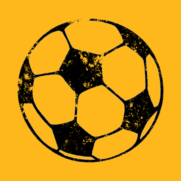 Vintage Soccer Ball Art by iloveducks11