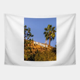 Hollywood sign landscape Tapestry