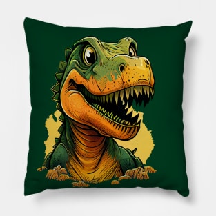 Tyrannosaurus Rex Dinosaur Head Pillow