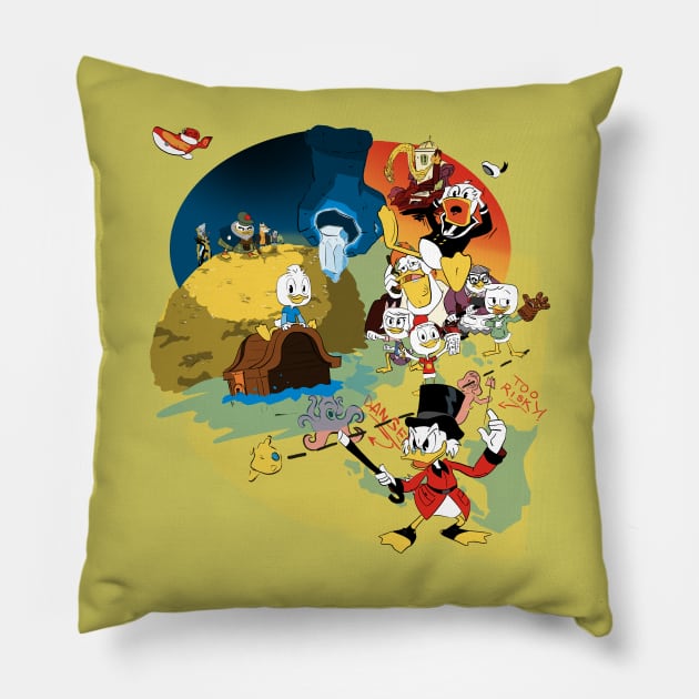 The adventure begins Pillow by ManuLuce