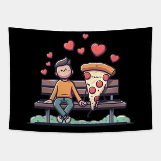 In a Relationship with Pizza. Sorry, Humans Tapestry