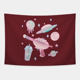 Alien Babe Pastel Goth Tee Tapestry