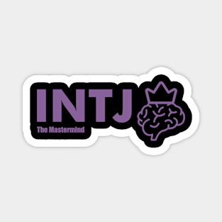 INTJ The Mastermind MBTI types 1C Myers Briggs personality gift with icon Magnet