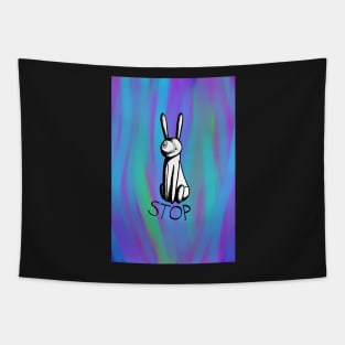 Aesthetic Washing Machine Eyeball Bunny Tapestry