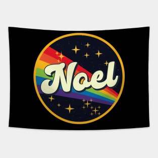 Noel // Rainbow In Space Vintage Style Tapestry