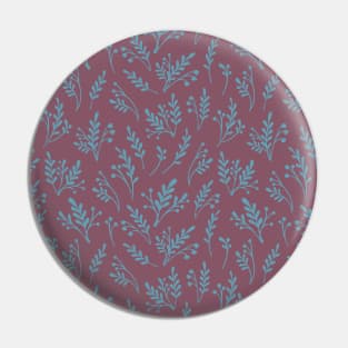 Herbal pattern Pin