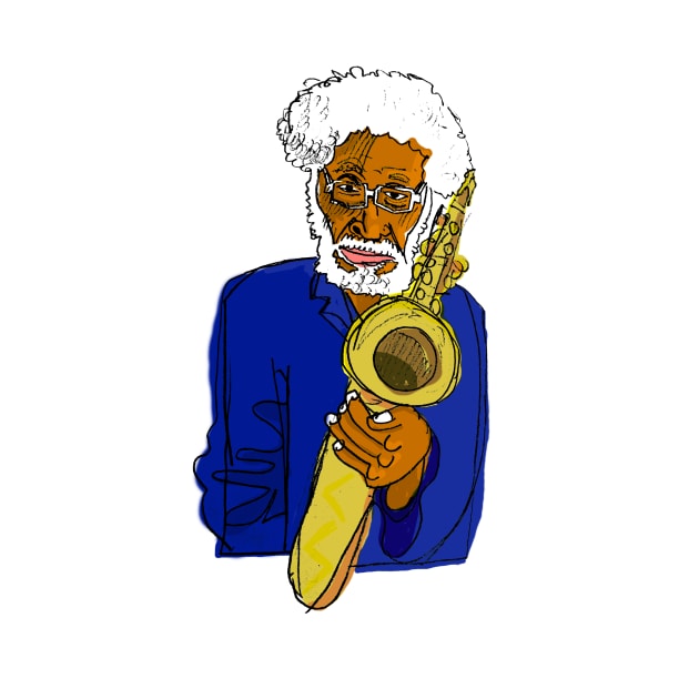 Sonny Rollins Sketch by SPINADELIC