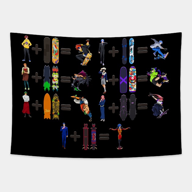 SK8 THE INFINITY Tapestry by RayyaShop