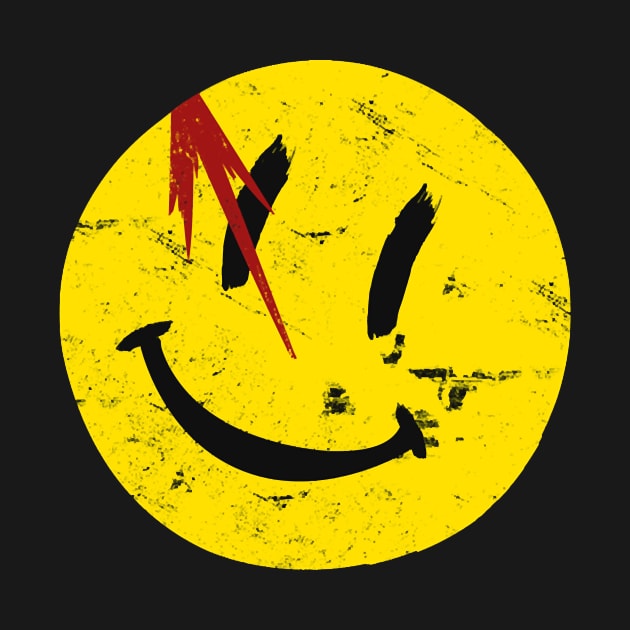 Watchmen Symbol Smile Vintage by KimberleeScomapu