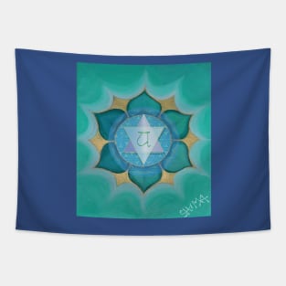 Anahata heart chakra Tapestry