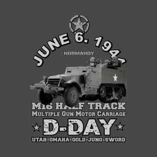 D-DAY US M16 HALF TRUCK T-Shirt