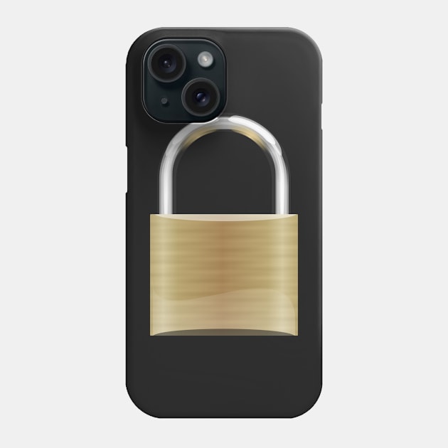 Padlock Phone Case by CeeGunn