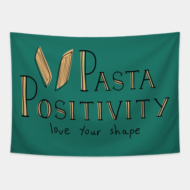 Pasta Positivity - Penne Tapestry by Abbilaura