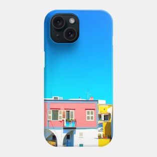 Colorful buildings in Procida (Italy) Phone Case