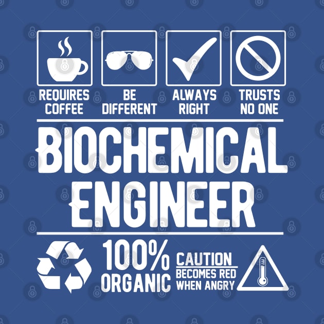 Biochemical Engineer Job (white) by Graficof