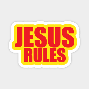 JESUS RULES Magnet