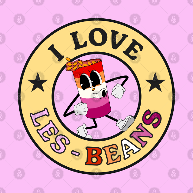 I Love Les-Beans - Funny Lesbian Pun by Football from the Left