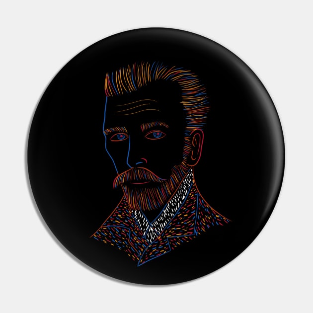 van gogh Pin by cypryanus