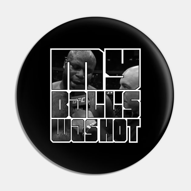 Derrick Lewis ''My Balls Was Hot'' Pin by MMAMerch