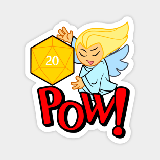 Nat 20 and Angels 2 Magnet