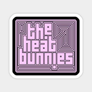 Pink Heatbunnies Box Ripple Logo Magnet