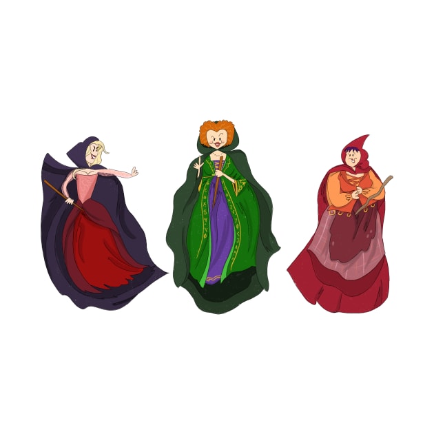 Hocus Pocus Sanderson Sisters by jackmanion