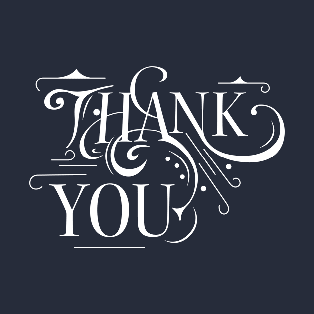 Hand Lettered Thank You by 10legan