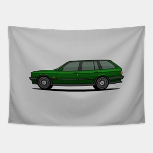 E30 Touring side profile drawing Tapestry